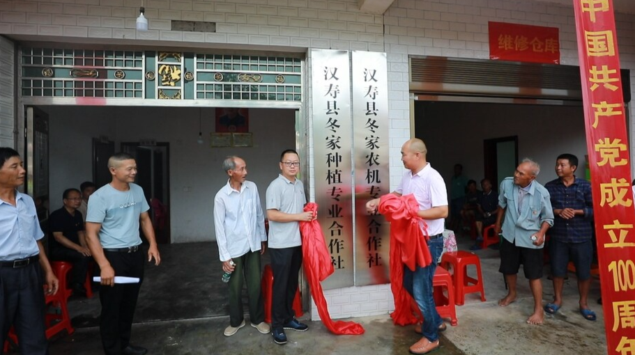 汉寿县冬家农机专业合作社和冬家种植专业合作社盛大开业