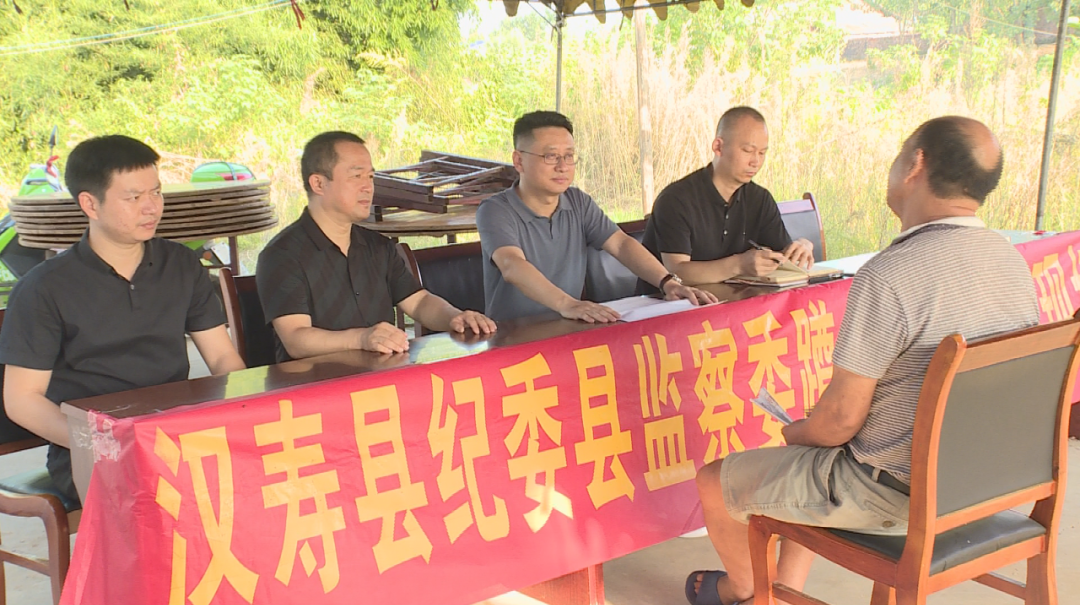 汉寿县领导何彦兵到洲口镇开展督导检查、帮扶等活动