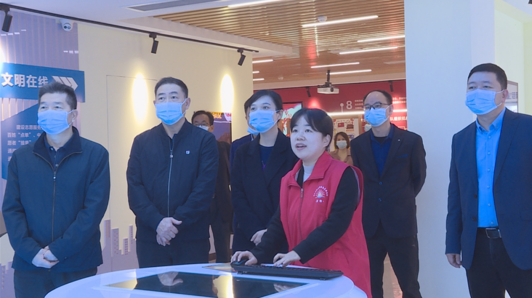 湖南省商务厅调研组来汉寿调研新时代文明实践中心试点建设及乡村振兴工作