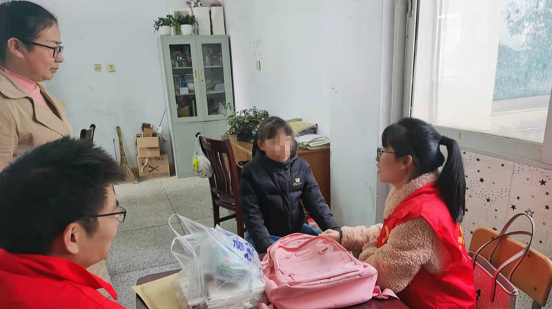 汉寿县林业局开展帮扶“新时代好少年” 志愿服务活动