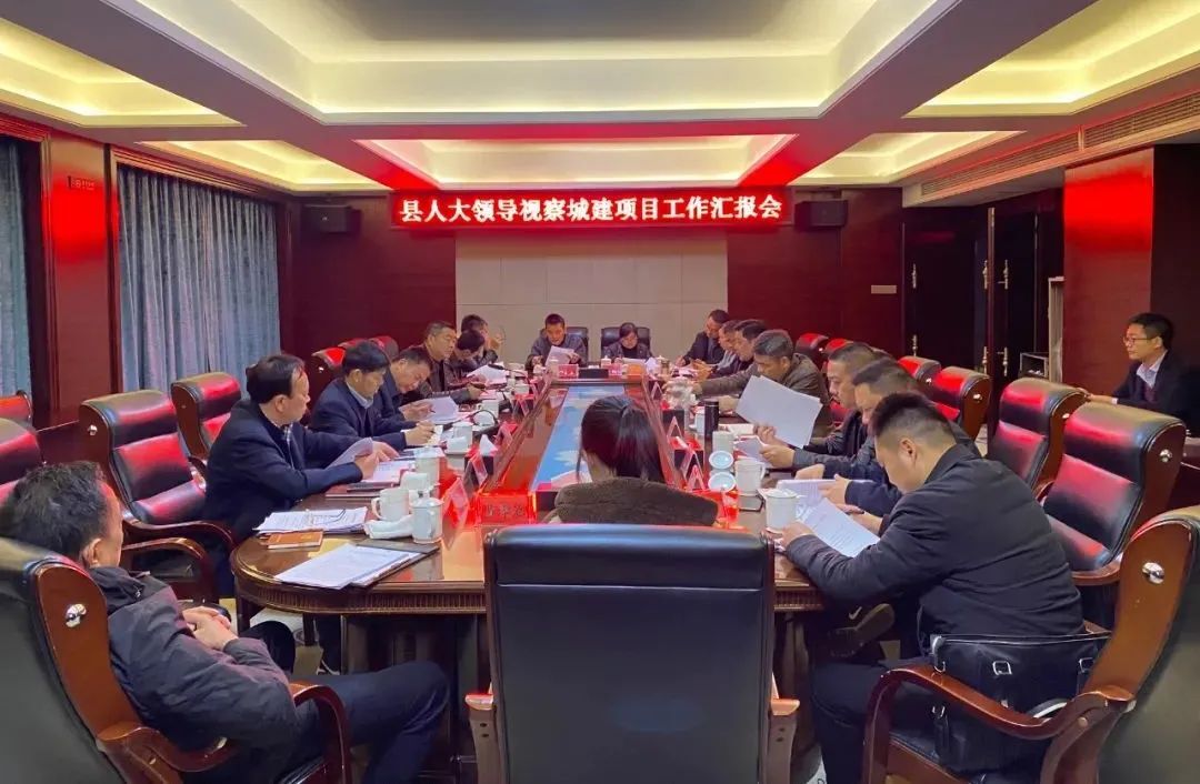 汉寿县人大常委会视察城建项目