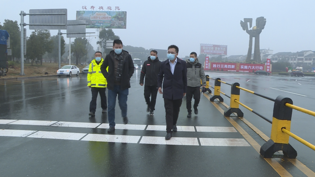 汉寿县领导朱正权督导检查高速公路顽瘴痼疾整治、安全保畅及铁路春运安全生产工作