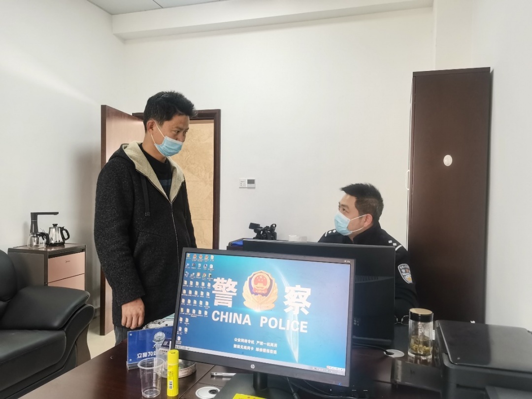 汉寿公安处置一起拒不配合疫情防控检查警情