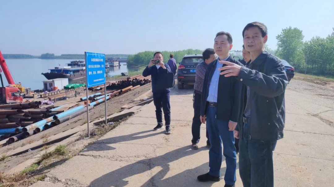 常德市医疗保障局领导来汉寿县沅水流域督导备汛工作