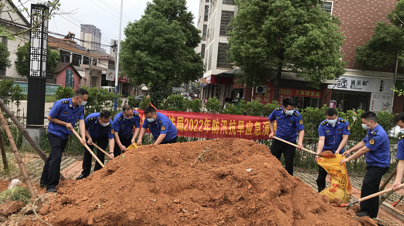 防汛抗旱应急演练，汉寿城管在行动