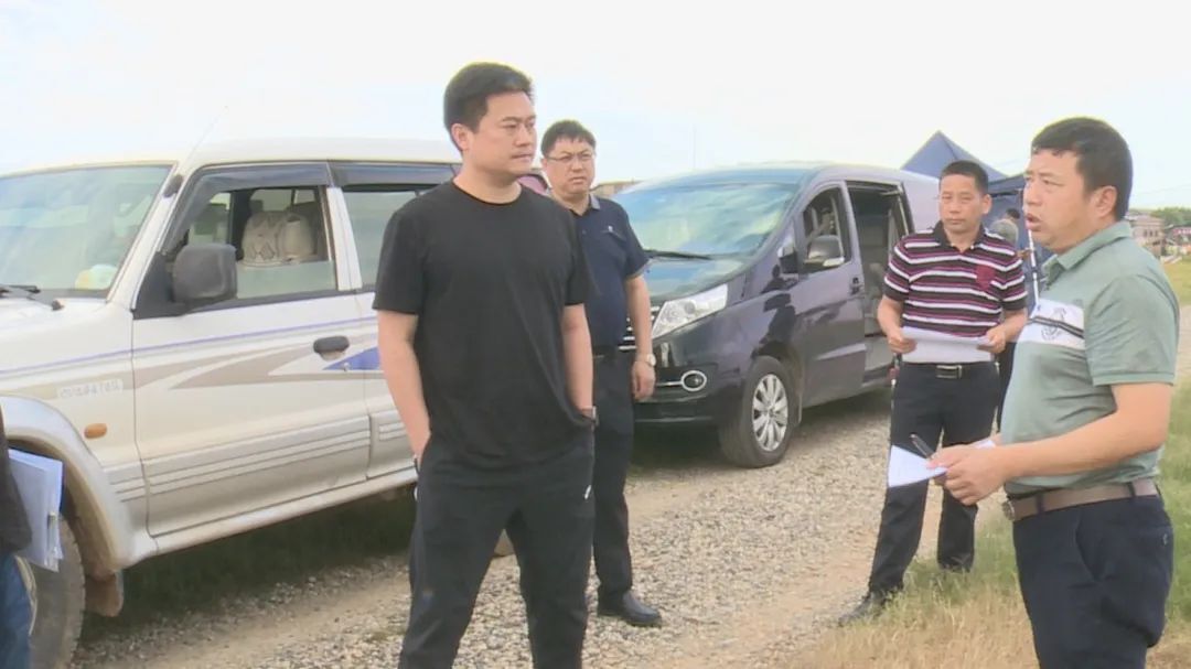 汉寿县领导王夏一督查考核防汛抗灾工作