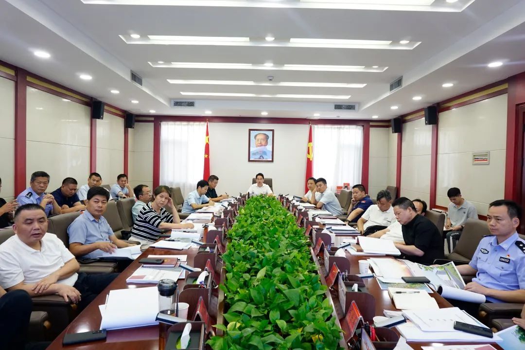 周功表主持召开2022年汉寿县国土空间规划委员会第六次例会