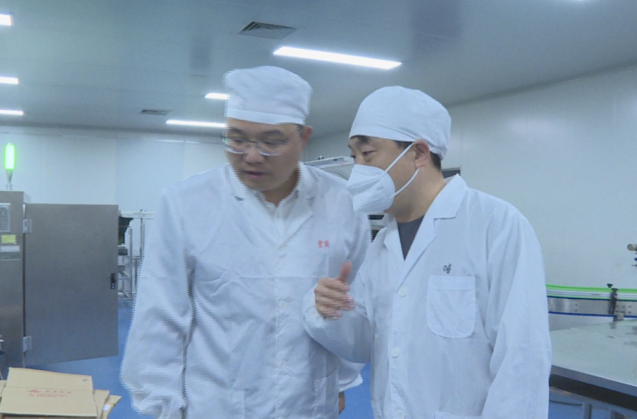 汉寿县领导走访高新区重点企业