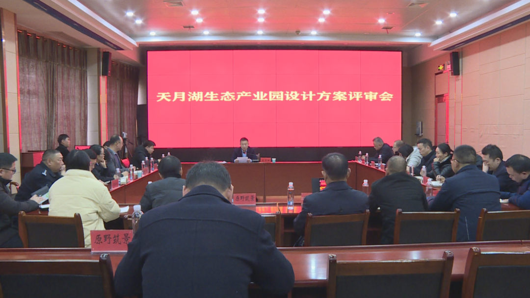 汉寿县天月湖生态产业园设计方案评审会召开