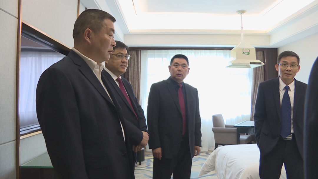 汉寿县领导检查汉寿县第十八届人民代表大会第三次会议筹备工作