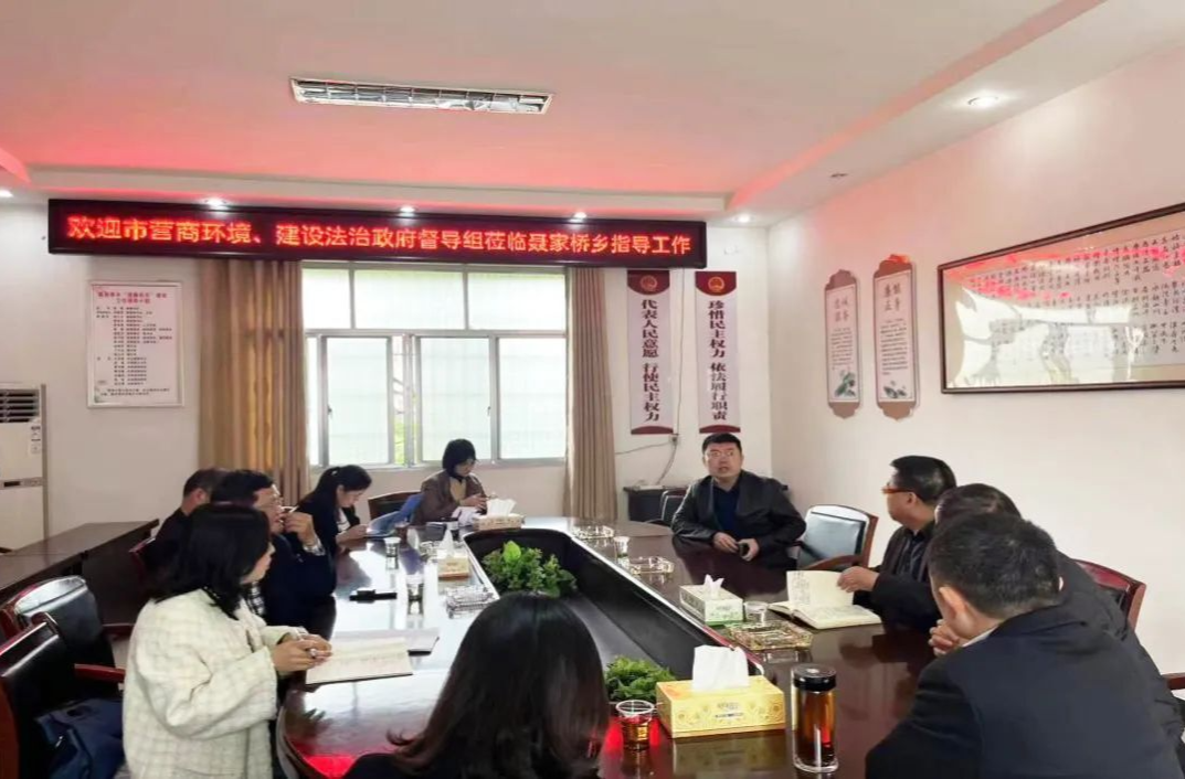 市委全面依法治市办第三督导组来汉寿调研督导