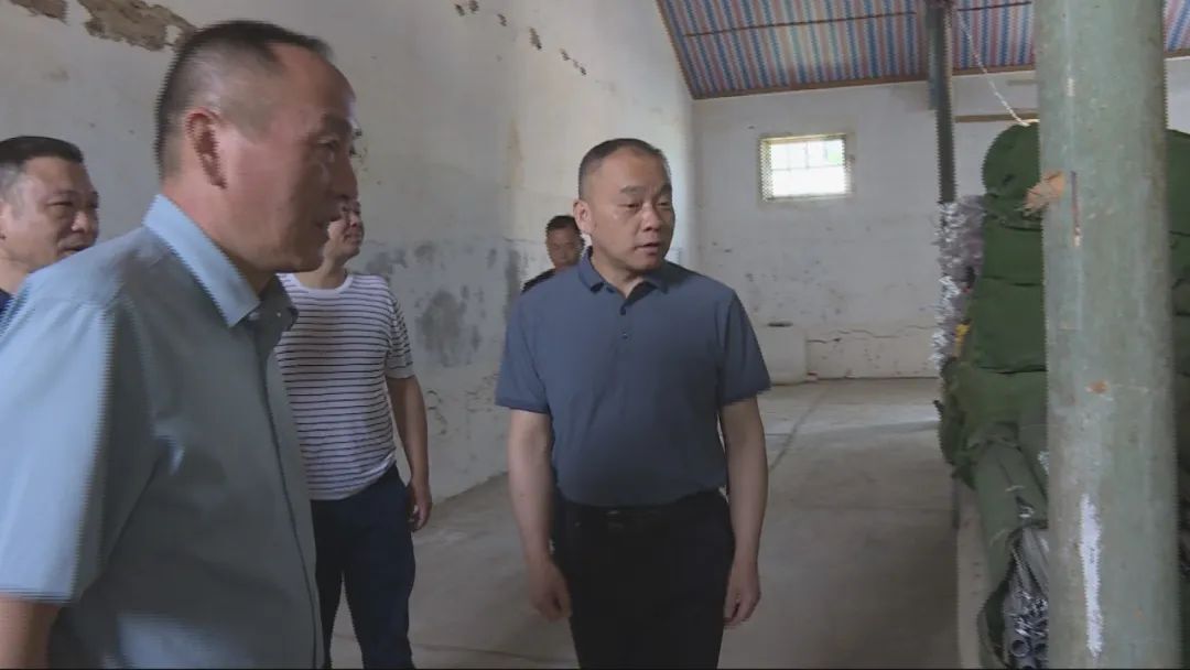 汉寿县领导检查西湖垸一线防汛备汛工作