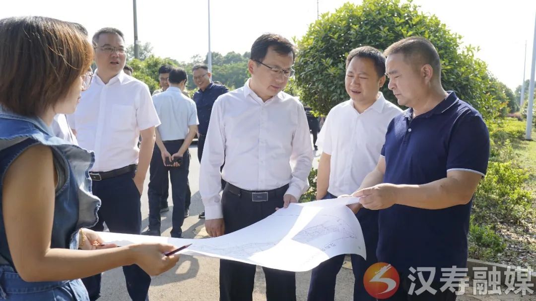 王时雨调研汉寿高新区重点工作