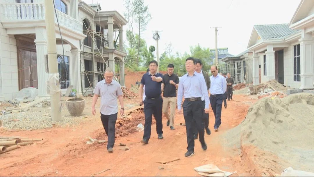 汉寿县领导调研益常高速复线建设工作