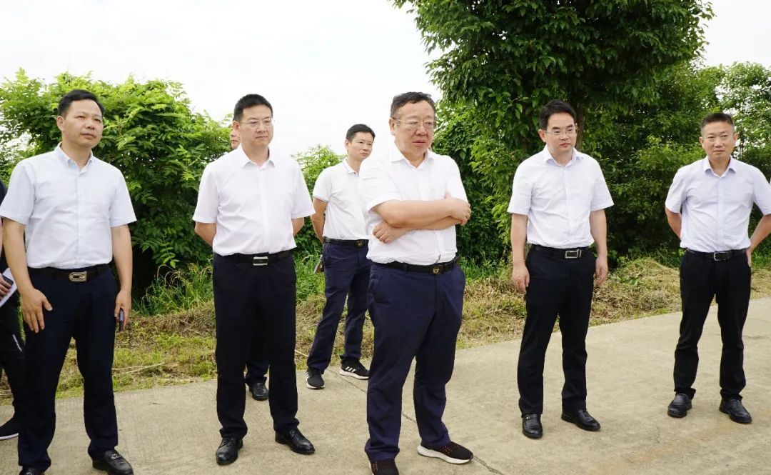 湖南省生态环境厅领导来汉寿调研