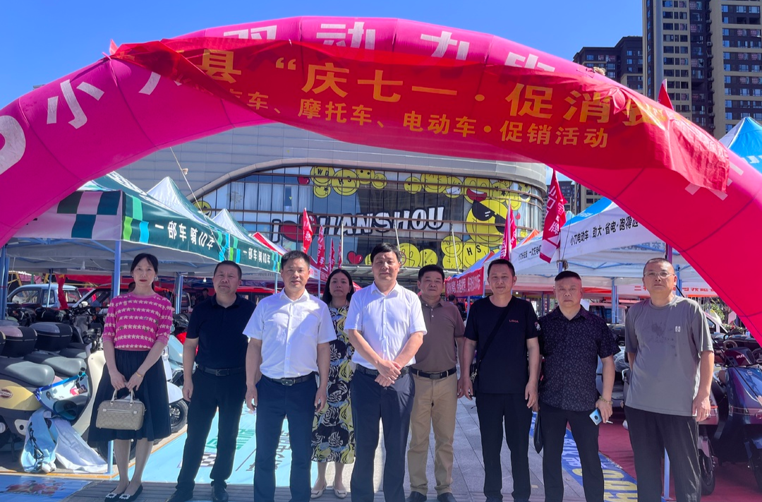 汉寿县举行小型汽车、摩托车促销活动