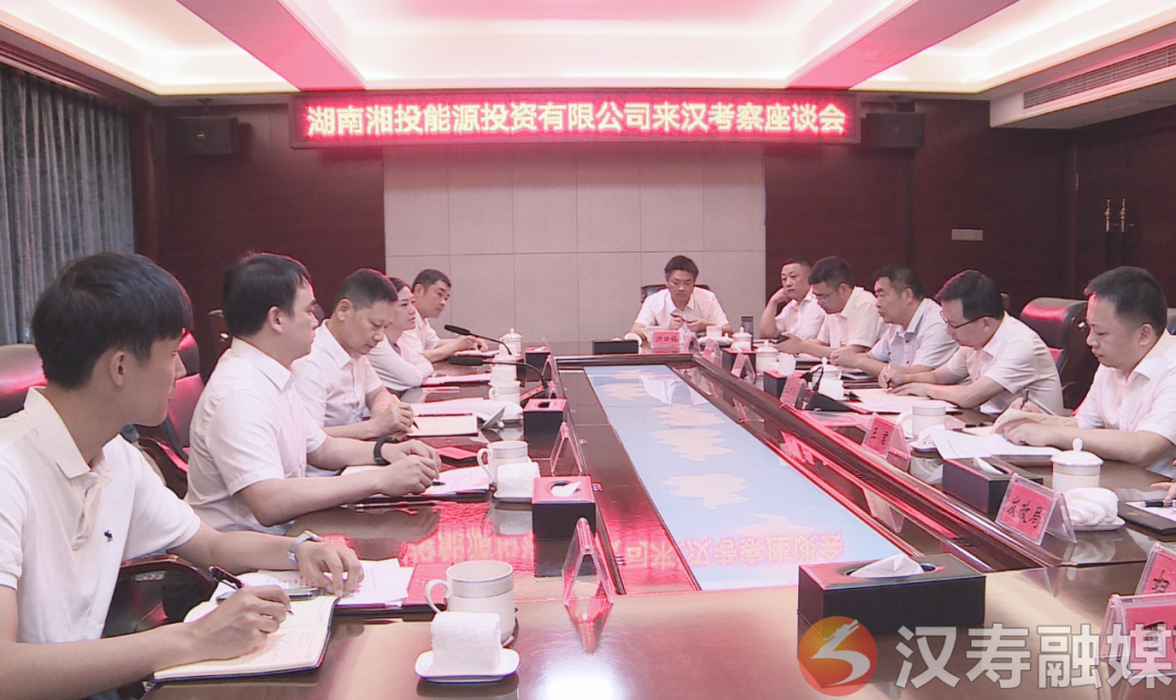 【创新突破 产业突围】湖南湘投能源投资有限公司来汉寿考察