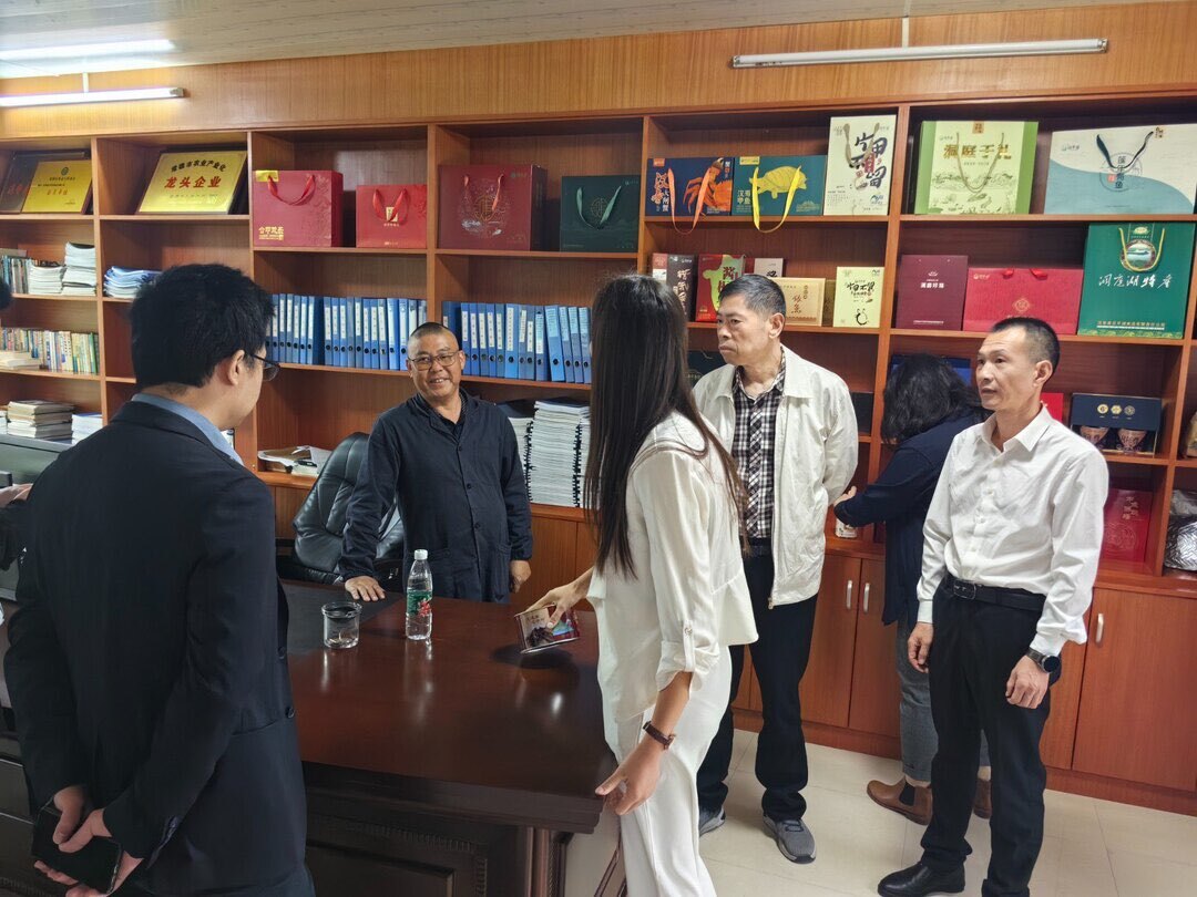 湖南省考察团来汉寿考察甲鱼产业发展工作