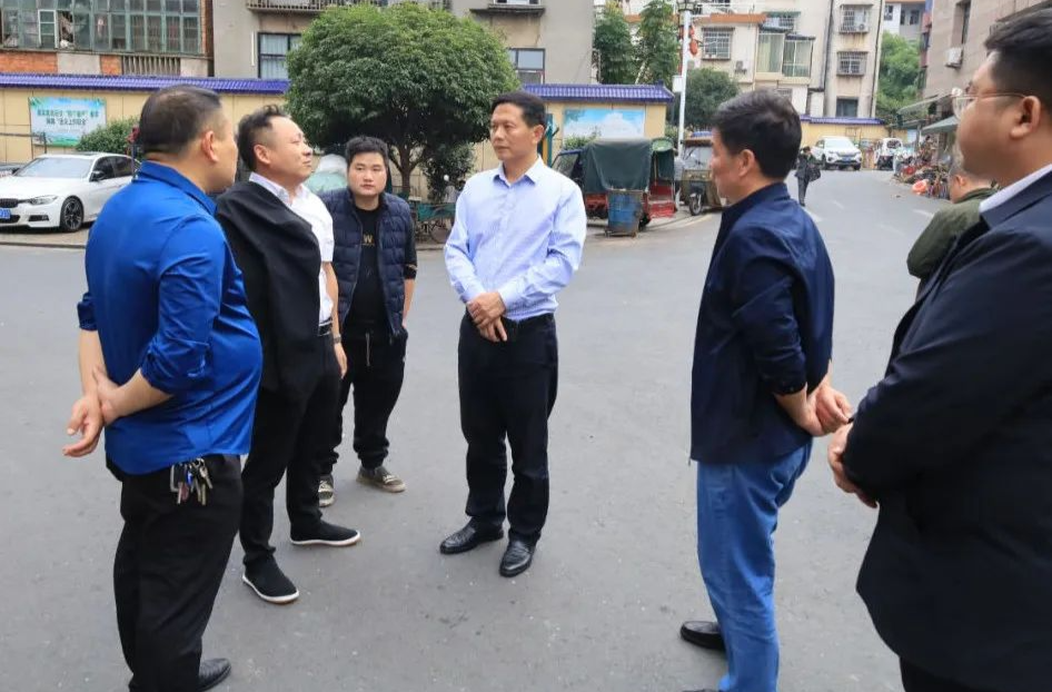 汉寿县领导实地督导检查文明城市创建工作