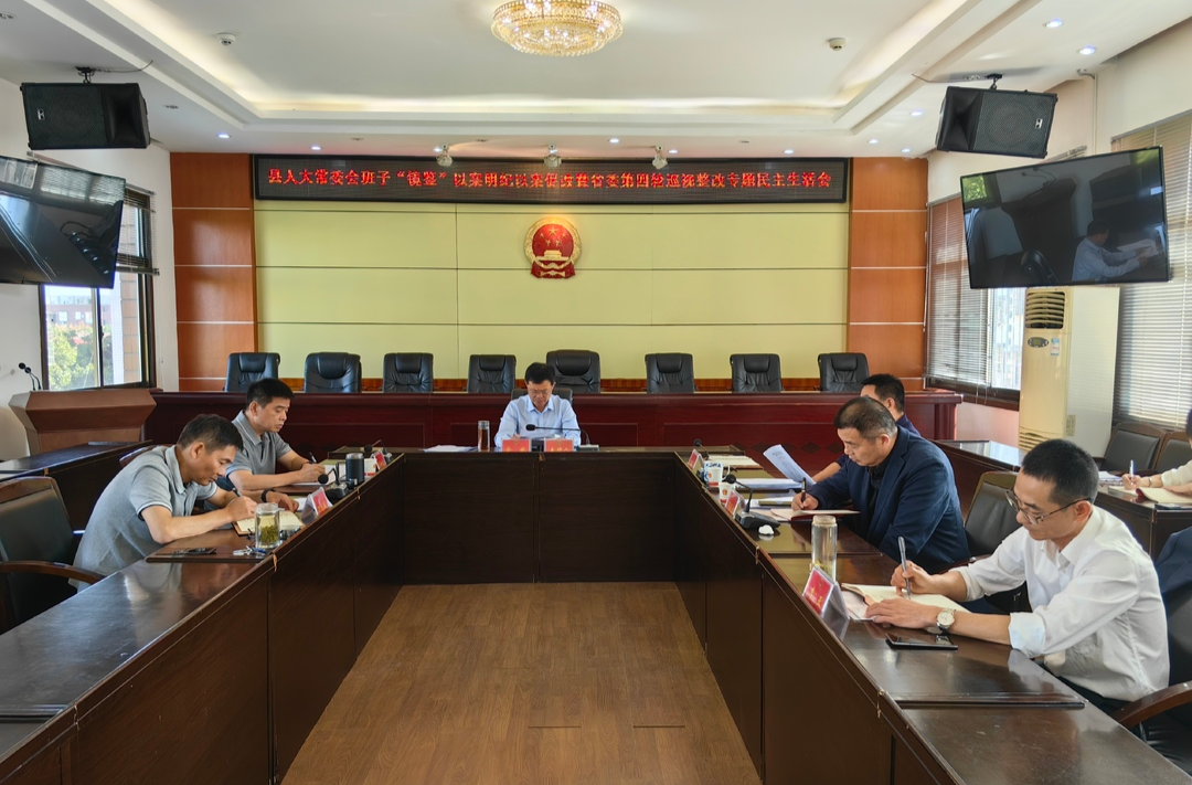 汉寿县人大常委会班子“镜鉴”以案明纪以案促改暨省委第四轮巡视整改专题民主生活会召开