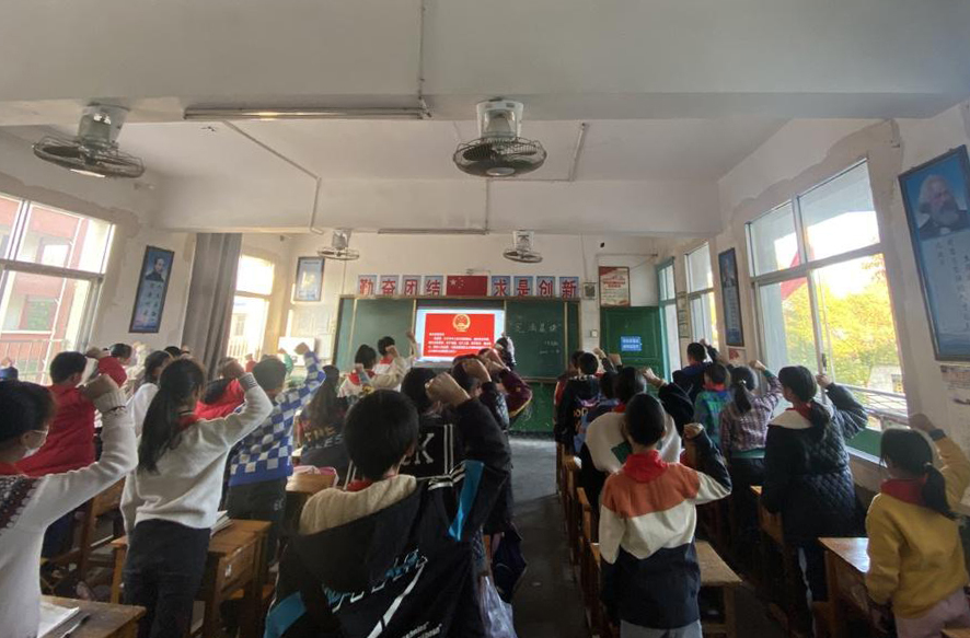 汉寿：宪法晨读 “声”入人心