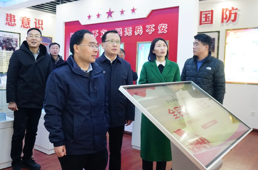 省考评验收组来汉寿县开展省双拥模范县创建示范考评工作