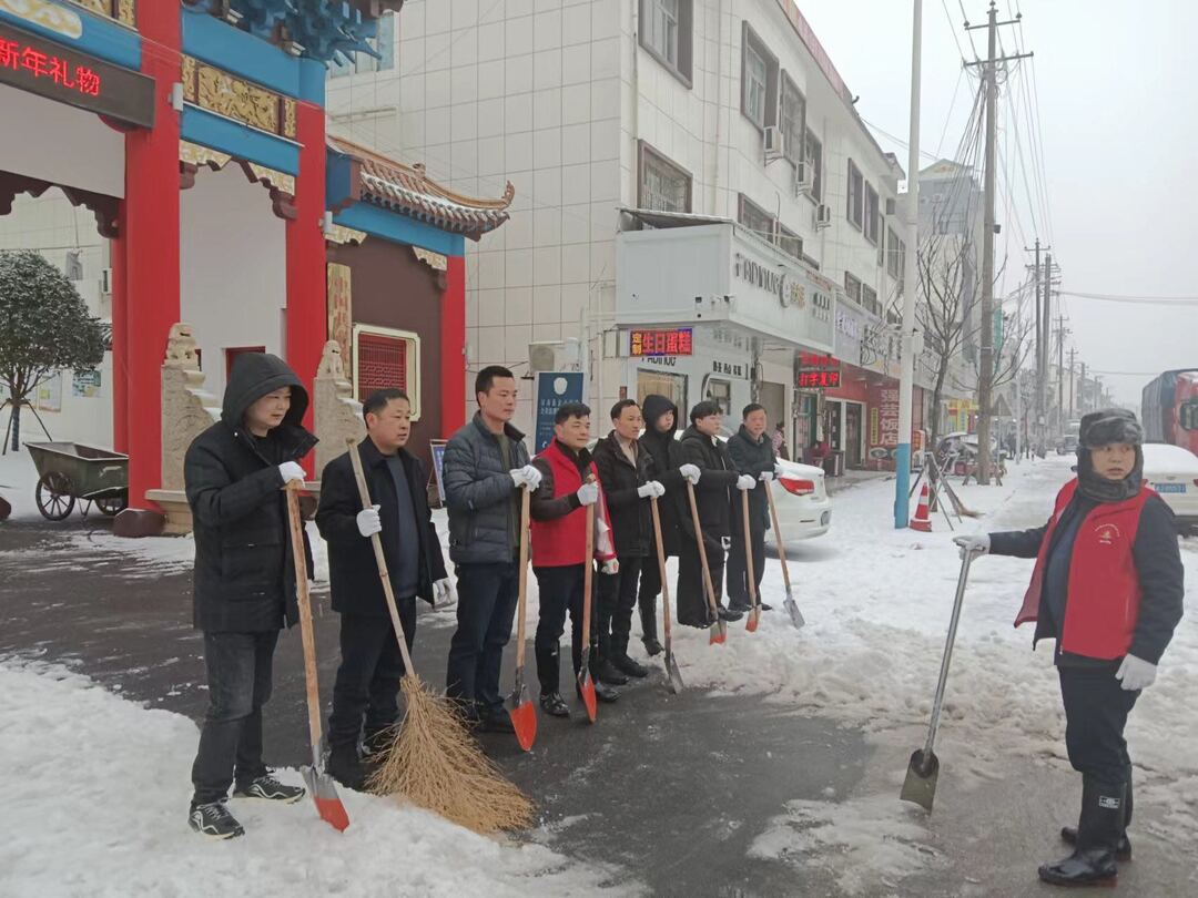 【抗击冰雪一线】汉寿县太子庙镇：铲雪除冰保畅通