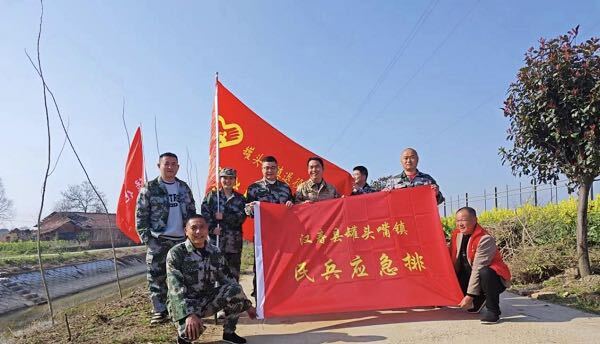 汉寿县罐头嘴镇开展“学雷锋·文明实践我行动”义务植树活动