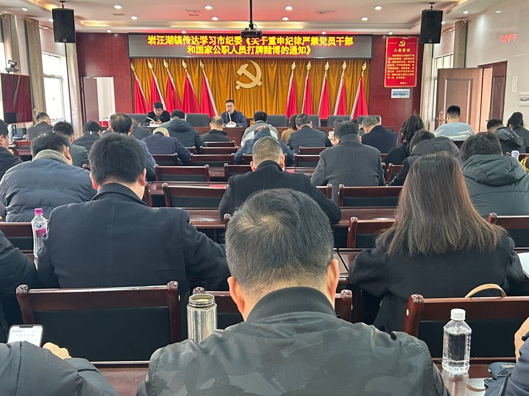 汉寿县岩汪湖镇将纪律学习作为党员干部必修课