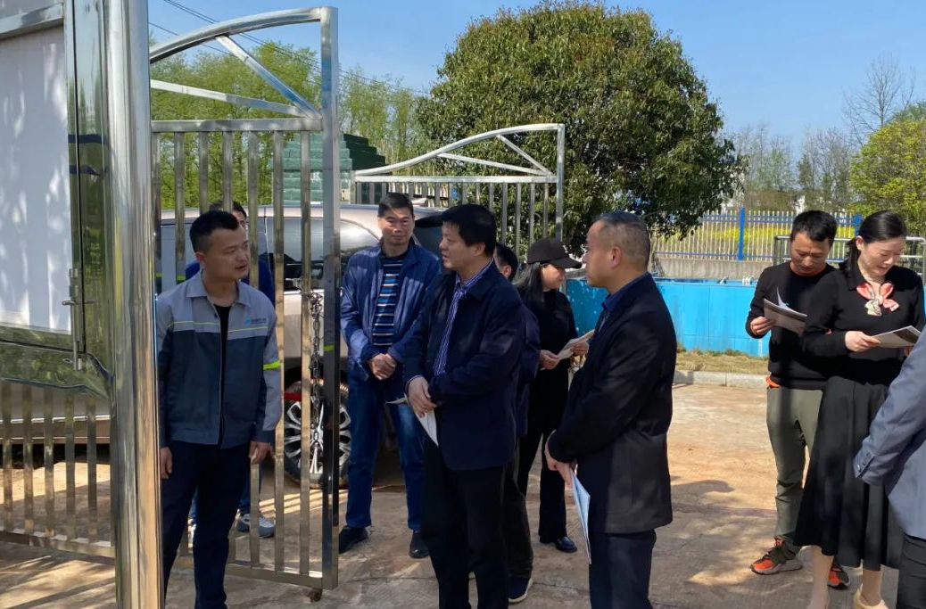 常德市政协调研组来汉寿调研走访乡镇污水处理工作