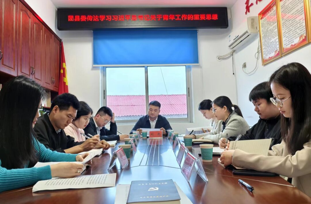 共青团汉寿县委召开全体干部会议