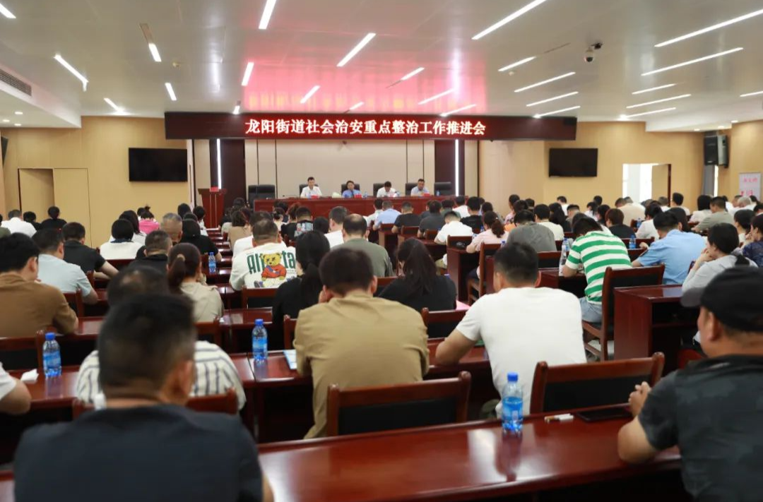 龙阳街道社会治安重点整治工作推进会召开