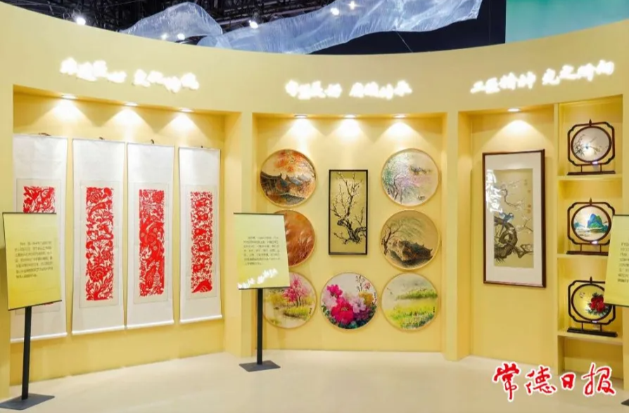 【文化中国行】麻质画入展中国品牌日 “美好博物馆”