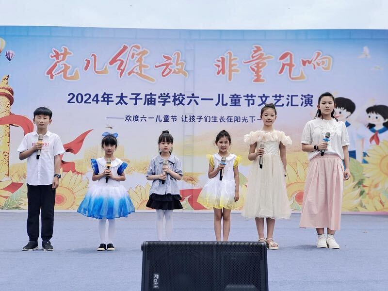 汉寿县太子庙学校举行“六一”文艺汇演  ​