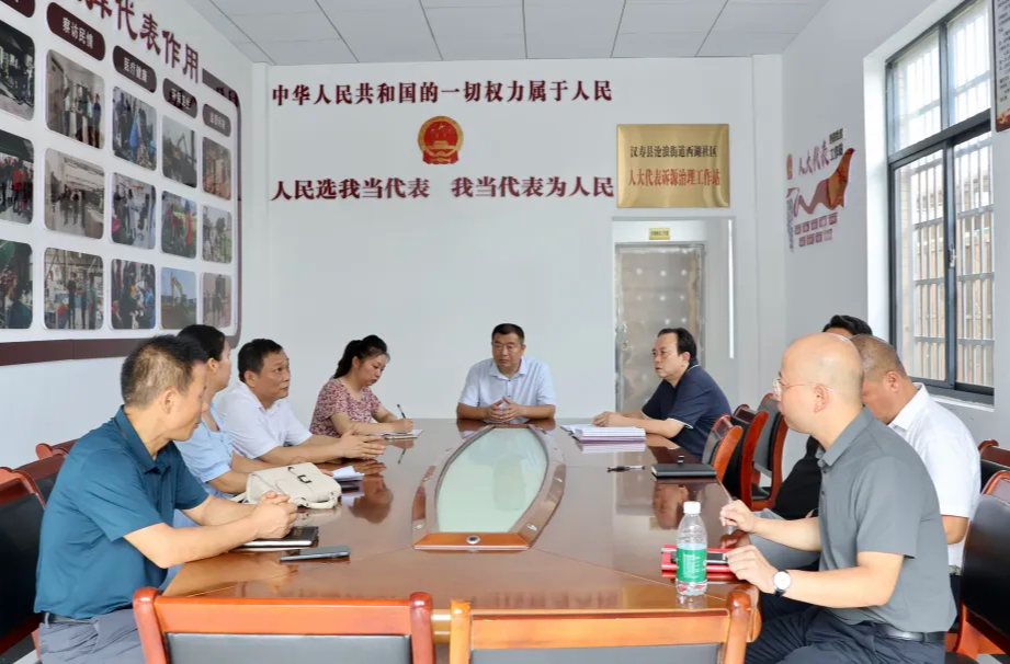 汉寿县人大常委会召开关于解决西湖社区团湖组饮水问题座谈会