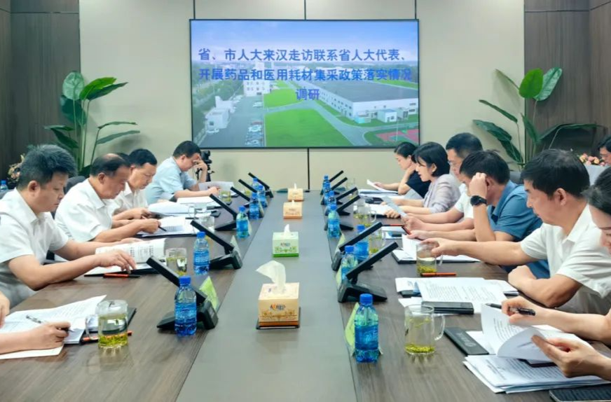 省人大常委会来汉寿走访联系省人大代表 调研药品和医用耗材集采政策落实情况
