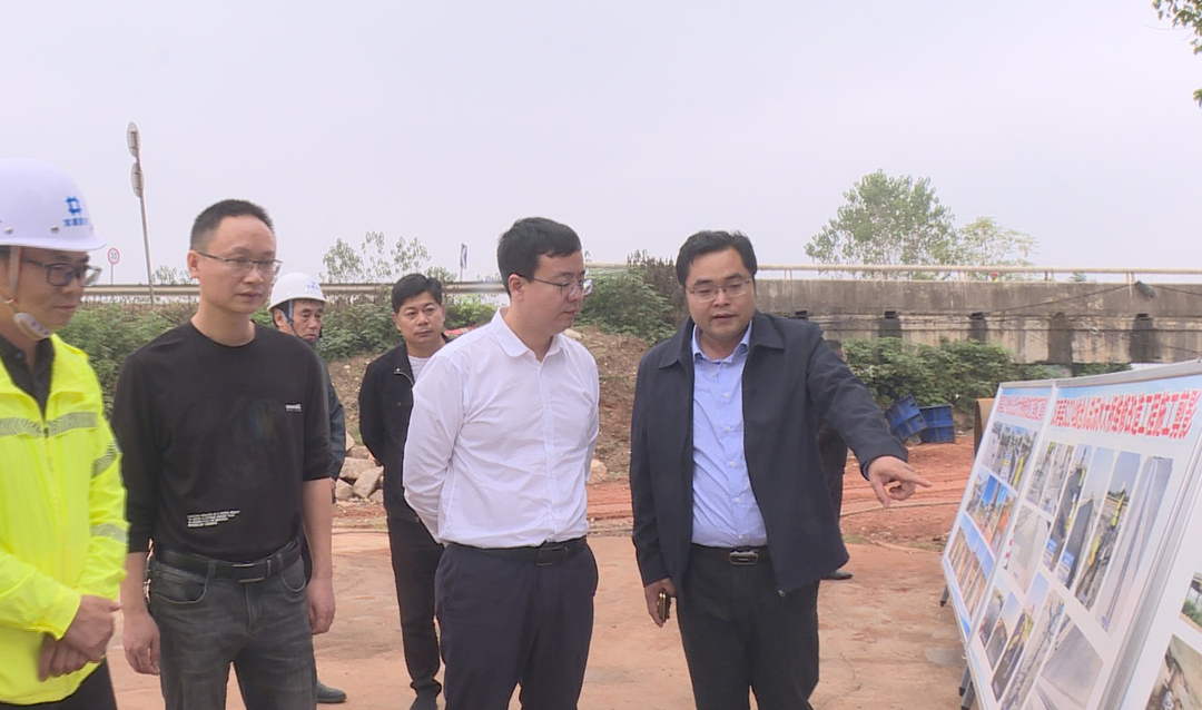 汉寿县领导调研交通、公路工作