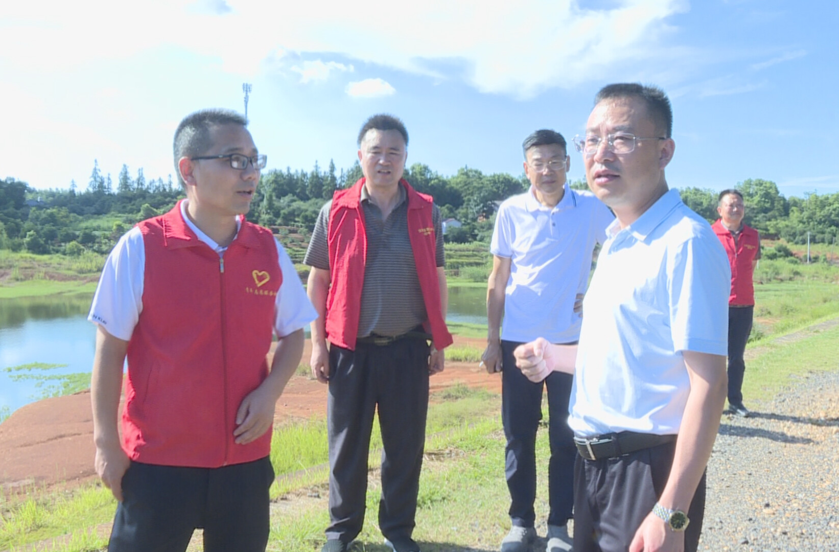 汉寿县领导调研乡镇学生防溺水工作