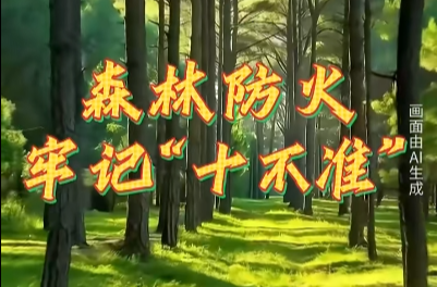 森林防火牢记“十不准”