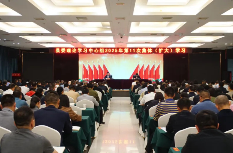 汉寿县委理论学习中心组开展2025年第11次集体（扩大）学习