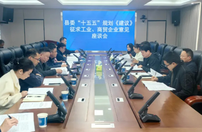 汉寿县委“十五五”规划《建议》征求工业、商贸企业意见座谈会召开