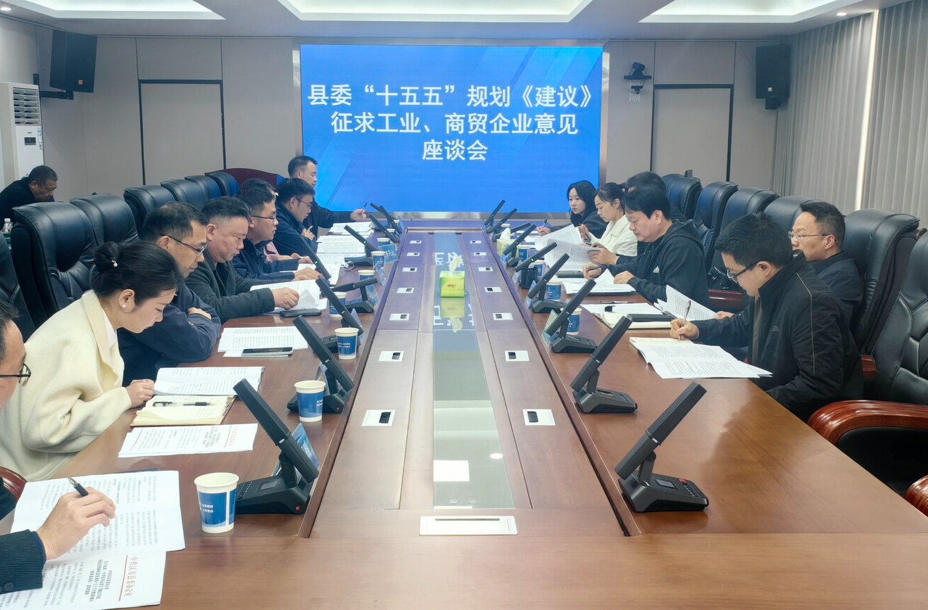 汉寿县委“十五五”规划《建议》征求工业、商贸企业意见座谈会召开