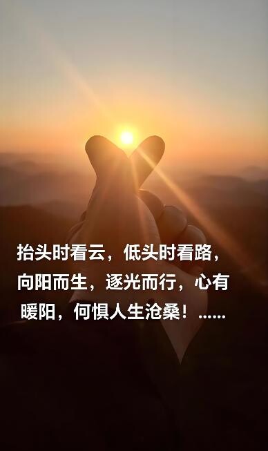 2026-02-10龙阳声韵《好的人生，向阳而生，逐光而行》