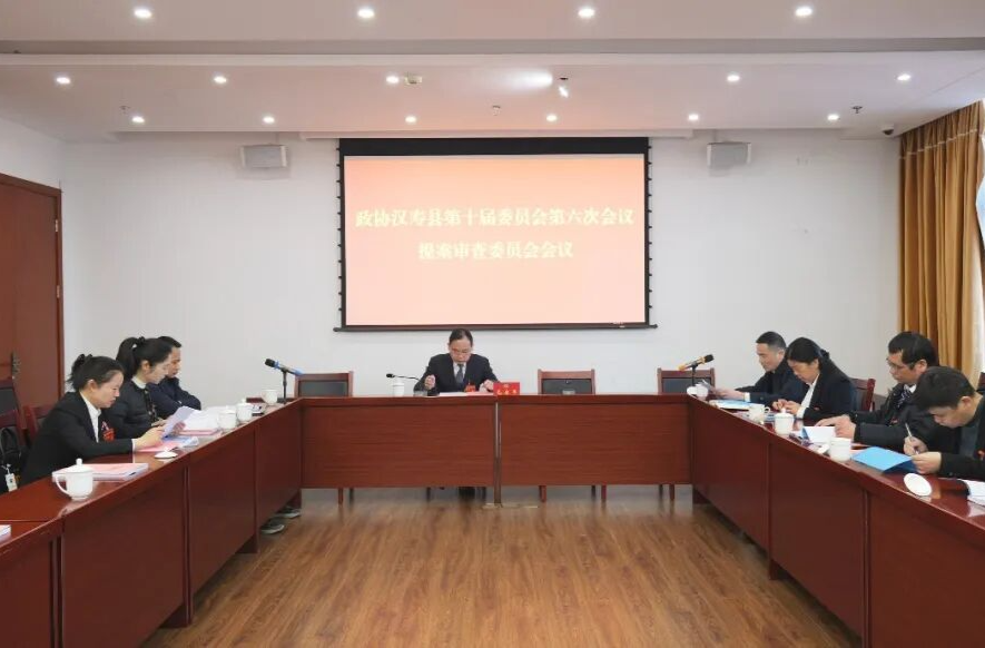 聚焦两会丨政协汉寿县第十届委员会第六次会议召开提案审查委员会会议
