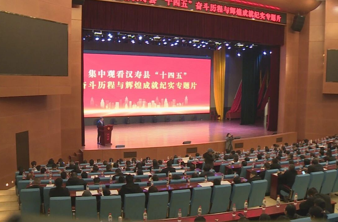 聚焦两会丨代表、委员集中观看汉寿县“十四五”奋斗历程与辉煌成就纪实专题片