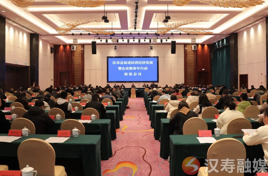汉寿县促进民营经济发展暨“企业服务年”行动座谈会议召开