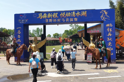 活旅靓城 | 贵州村马“空降”汉寿 人马合一燃爆清水湖