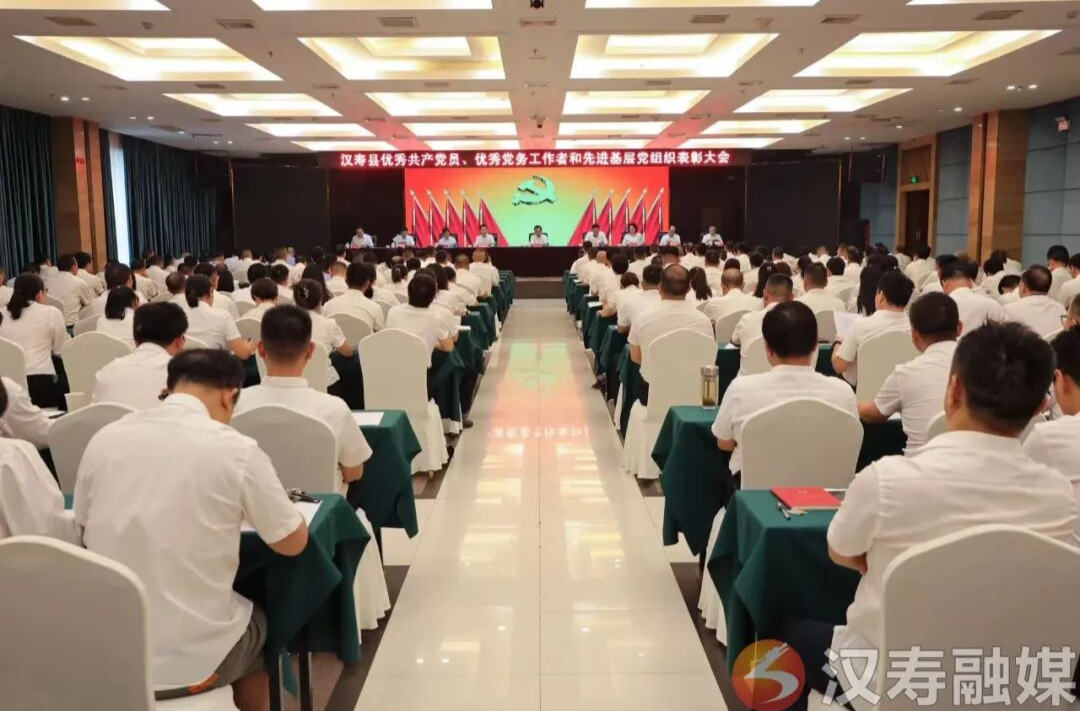 王时雨在汉寿县“两优一先”表彰大会上讲授专题党课