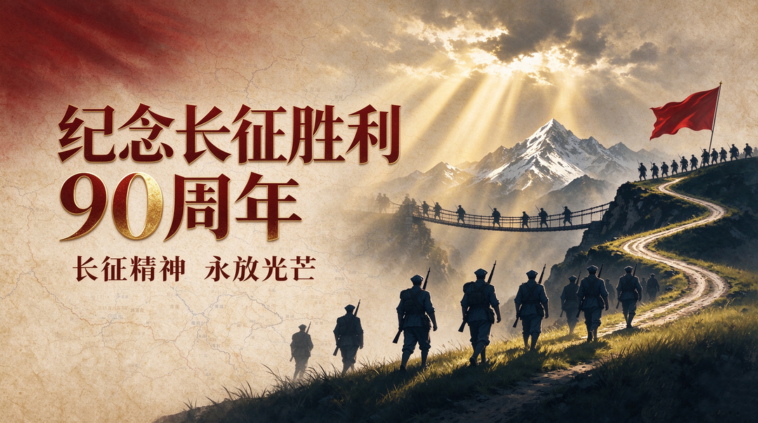 《纪念长征胜利90周年》专栏