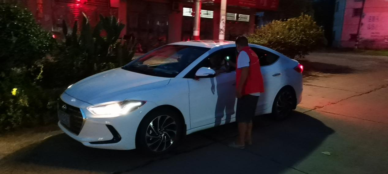 聂家桥乡：深夜值守  筑起疫情防控“红色防线”